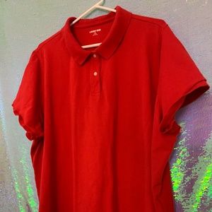 *CLEARANCE* NWOT Lands' End 3X Red Polo Shirt